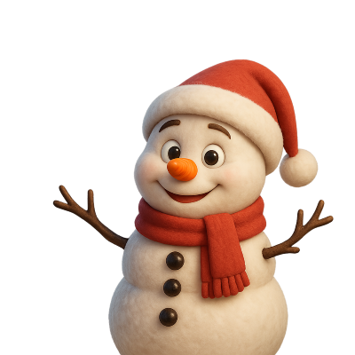 Historia o świątecznym bałwanku